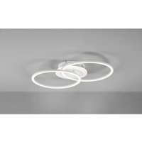 Deckenleuchte 2 led Kreise 4000k Dimmer Venida White Trio Lighting von IPERBRIKO