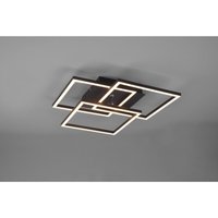 Deckenleuchte 3 verstellbare Quadrate Led Dimmer Mobile Black Trio Lighting von IPERBRIKO
