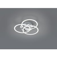 Deckenleuchte 3 verstellbare Ringe Led Dimmer Circle Nickel Trio Lighting von IPERBRIKO