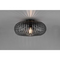 Deckenleuchte Metallkäfig Ellissi Johann Schwarz Ø40 cm Trio Lighting von IPERBRIKO