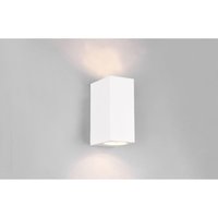 Double Emission Squared Wandleuchte GU10 Roya White IP44 Trio Lighting von IPERBRIKO