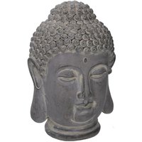 Iperbriko - Graue Harz-Buddha-Figur 21x20x32 cm von IPERBRIKO