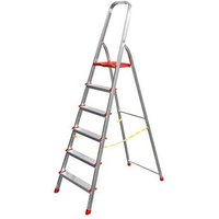 Haushaltsleiter aus Aluminium mit 7 Stufen – h. 1,54 m von IPERBRIKO