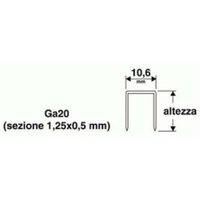 Iperbriko - Heftklammern 10 mm 1000 Stück für Valex-Hefter/Nagler von IPERBRIKO