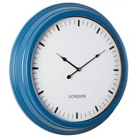 Iperbriko - 2x Wanduhr blau D.58,5x8,7 cm aus Metall Iperbriko - 2x Wanduhr blau D.58,5x8,7 cm aus Metall von IPERBRIKO