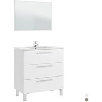 Iperbriko - Badezimmerschrank mit 3 Schubladen – 86 x 80 x 45 cm – Alaska-Eiche von IPERBRIKO