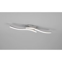 Iperbriko - Design-Deckenleuchte Double Wave Rod Led 4000k Route Nickel Trio Lighting von IPERBRIKO