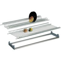 Iperbriko - Einstellbares integriertes Abtropfgestell aus Chrom und 76 x 25 cm Tablett Iperbriko - Einstellbares integriertes Abtropfgestell aus Chrom und 76 x 25 cm Tablett von IPERBRIKO