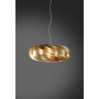 Flache Pendelleuchte 3-flammig gold 70x70xh.34 cm von LINEA ZERO