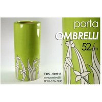 Iperbriko - Grüner Schirmständer aus platzsparender Keramik cm 50 h von IPERBRIKO