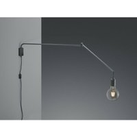 Line Flexarm Wandleuchte Schwarz Trio Lighting E27 Lampenfassung von IPERBRIKO