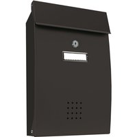 Mailbox Zeitschriftenhalter Beijing Serie Verzinktes Blech - Grau lackierte Alubox aus Gusseisen von ALUBOX