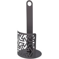 Webmarketpoint - Metall Garderobenhaken grau rund ø15h33 cm von WEBMARKETPOINT