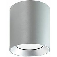 Moderne Aluminium-Deckenleuchte mit transparentem Glasdiffusor, 40W, 4240 Lumen, warmweißes Licht von IPERBRIKO