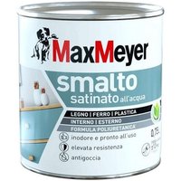 Satin Water Emaille Farbe Eisweiß 0,75Lt von MAX MEYER