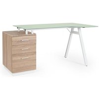 Iperbriko - Schreibtisch Charlie Ecke 150,5x80x75 cm von IPERBRIKO