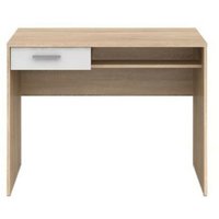 Iperbriko - Schreibtisch mit Schublade Nepo Weißeiche 100 cm. von IPERBRIKO