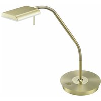 Iperbriko - Schreibtischlampe Led 12w dimmbar Bergamo Messing Trio Beleuchtung von IPERBRIKO