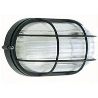 Schwarze Deckenleuchte aus Aluminiumdruckguss mit geprägtem Glasdiffusor - Lampenhöhe: 170mm - Maximale Leistung: 100W von IPERBRIKO