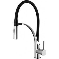 Iperbriko - Schwarzer Waschtischmischer mit Handbrause mit Magnetkupplung – Serie Seattle von IPERBRIKO