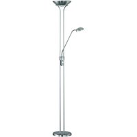 Spock LED-Stehlampe mit dimmbarem Nickel-Lesespot-Trio-Beleuchtung von IPERBRIKO