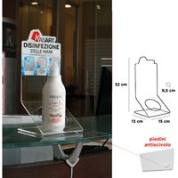 Iperbriko - Theken-Desinfektionsflaschenhalter mit Desinfektionsmittel ml 500 gratis von IPERBRIKO