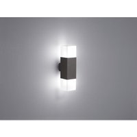 Iperbriko - Wandleuchte für den Außenbereich Doppel-LED-Licht Hudson Anthrazit Trio Lighting von IPERBRIKO