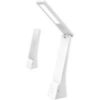 Iperbriko - Wiederaufladbare LED-Tischlampe 4 Watt - Farbe Weiß/Silber Vtac von IPERBRIKO