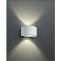 Iperbriko - Zweistrahlige LED-Wandleuchte Rosario Weiß H15 cm IP44 Trio Lighting von IPERBRIKO