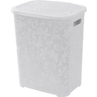 Kunststoff-Wäschekorb 50 Liter Blume weiß Kunststoff-Wäschekorb 50 Liter Blume weiß von IPERBRIKO