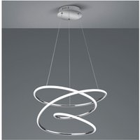Iperbriko - Led Kronleuchter Dimmer 4000k Modernes Design Vortex Chrom Bologna Trio Beleuchtung von IPERBRIKO