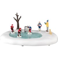 Mädchen spielen auch Hockey für Weihnachtsdorf von IPERBRIKO