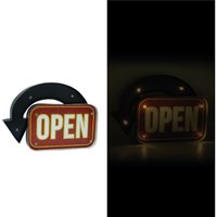 Metall-Open-Schild mit LED, 43,5x30,5x5 cm von IPERBRIKO