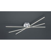 Iperbriko - Moderne Deckenleuchte Tiriac 3 Led Nickel Wands L100 cm Trio Lighting von IPERBRIKO