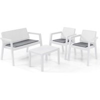 Iperbriko - Outdoor-Lounge-Set Emily Lounge weiß Keter von IPERBRIKO