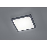 Quadratischer Deckenstrahler für den Außenbereich Led IP54 Anthrazit 25x25 cm Trio Lighting von IPERBRIKO