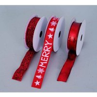 Rotes Band 'Frohe Weihnachten' 15 mm x 2 m Rotes Band 'Frohe Weihnachten' 15 mm x 2 m von IPERBRIKO