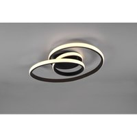 Iperbriko - Sansa LED-Deckenleuchte 18,5 w Dimmbar Schwarz L53 cm Trio Lighting von IPERBRIKO