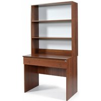Schreibtisch mit Schublade für Schlafzimmer oder Büro mit Walnuss-Unterstützung Bücherregal PC-Computerhalter sc Schreibtisch mit Schublade für Schlafzimmer oder Büro mit Walnuss-Unterstützung Bücherregal PC-Computerhalter sc von IPERBRIKO