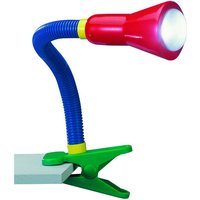 Schreibtischlampe Flexo Multicolor 1xE14 mit Clip Trio Beleuchtung von IPERBRIKO