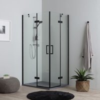Schwarze Duschkabine 90x70 mit klarem Glas Schwarze Duschkabine 90x70 mit klarem Glas von IPERBRIKO