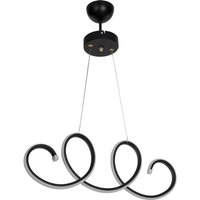 Iperbriko - Schwarze spiralförmige Afra LED-Pendelleuchte MDL4441 von IPERBRIKO