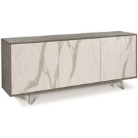 Sideboard mit drei Türen Marmor Zement 177x41x h74 cm von IPERBRIKO