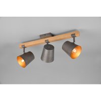 Spotlight 3-Punkt verstellbar Holz und Metall Nickel Bell Trio Beleuchtung von IPERBRIKO