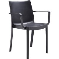 Stuhl aus Polypropylen 'Victoria' Taupe von IPERBRIKO