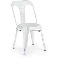 Stuhl im modernen Stil aus weißem Stahl minneapolis 44x53x h83 cm von IPERBRIKO