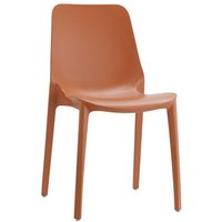 Terrakotta Ginevra Stuhl aus glasfaserverstärktem Technopolymer - Sitzhöhe 47 cm - Innen-/Außenbereich - Stapelbar bis zu 8 Stück Terrakotta Ginevra Stuhl aus glasfaserverstärktem Technopolymer - Sitzhöhe 47 cm - Innen-/Außenbereich - Stapelbar bis zu 8 Stück von IPERBRIKO