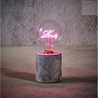 Tischlampe LOVE rosa mit Timer 180x80 Tischlampe LOVE rosa mit Timer 180x80 von IPERBRIKO