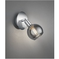 Trio Lighting Chrom-Deckenstrahler mit Rauchglas von IPERBRIKO