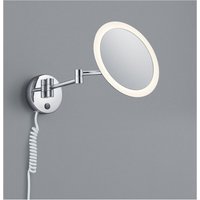 Verstellbare LED-Badezimmer-Wandleuchte mit runder Spiegelansicht Trio-Beleuchtung von IPERBRIKO
